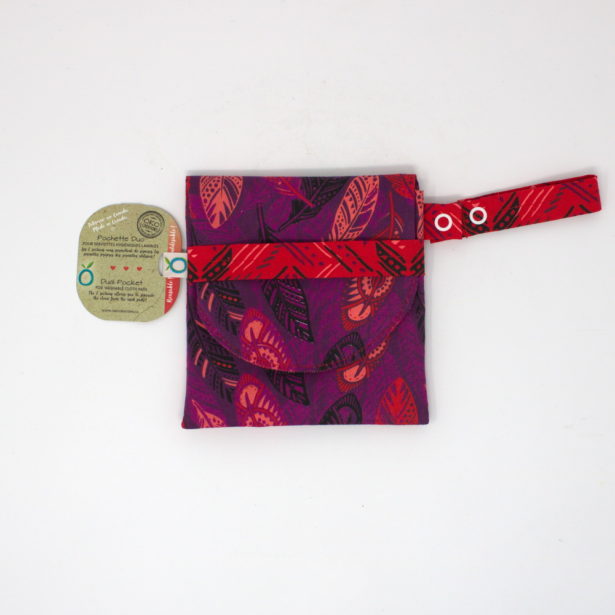 Pochette duo pour serviettes hygiéniques réutilisables OKO dual pocket for reusable feminine pads