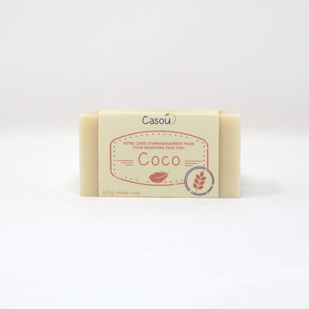 Savon coco de Casou 100g Coco soap