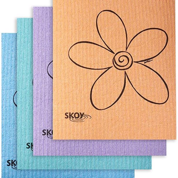 essuie-tout réutilisable 4 couleurs-SKOY-4 colors reusable cloth